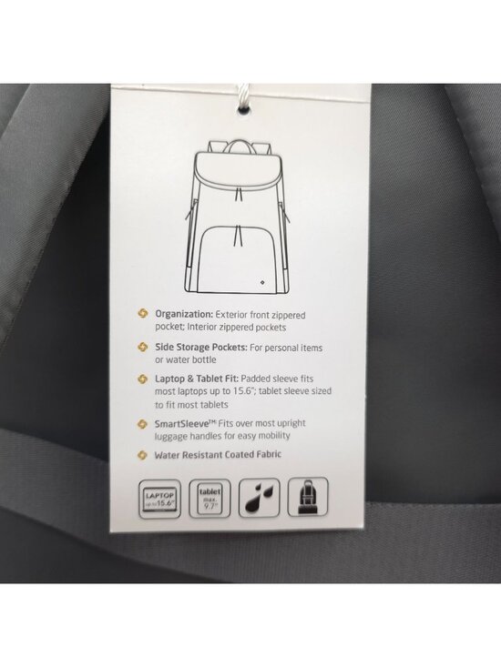 Samsonite Business Deluxe Mobile Solutions Backpack Silver Water Resistant main image 12